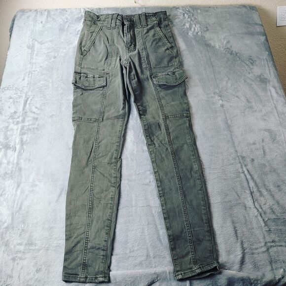 American Eagle Outfitters Denim - American Eagle Next Level Stretch High Rise Leggings Womes 6 Grey Cargo Gorpcore